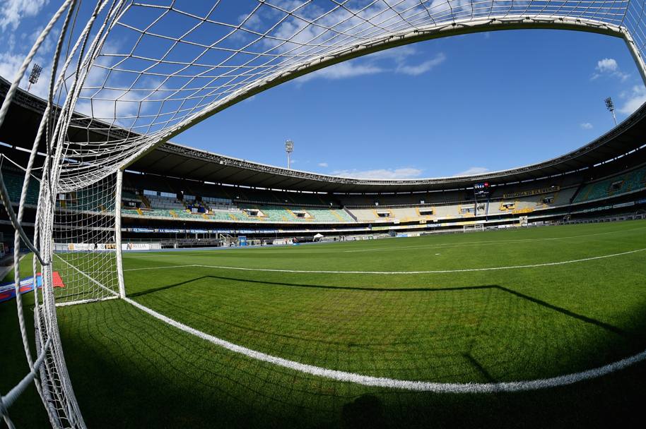 Allo stadio Antonio Bentegodi va in scena Chievo Verona-Inter. Getty Images